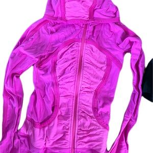 Lululemon hot pink zip up, size 2